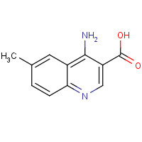 359427-49-9 4-amino-6-methylquinoline-3-carboxylic acid chemical structure