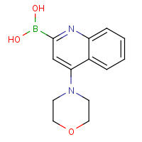 1201845-56-8 (4-morpholin-4-ylquinolin-2-yl)boronic acid chemical structure