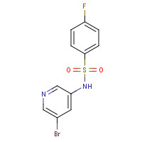 1112982-92-9 N-(5-bromopyridin-3-yl)-4-fluorobenzenesulfonamide chemical structure