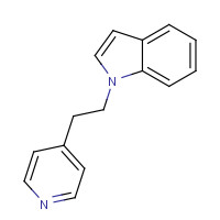 13585-81-4 1-(2-pyridin-4-ylethyl)indole chemical structure