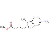 1221157-18-1 methyl 4-(5-amino-1-methylbenzimidazol-2-yl)butanoate chemical structure