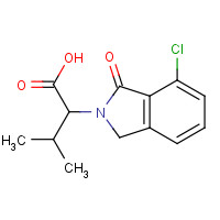 1448189-59-0 2-(4-chloro-3-oxo-1H-isoindol-2-yl)-3-methylbutanoic acid chemical structure