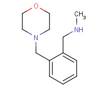 871825-58-0 N-methyl-1-[2-(morpholin-4-ylmethyl)phenyl]methanamine chemical structure