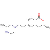 1374572-76-5 3-methyl-6-[2-(3-methylpiperazin-1-yl)ethyl]-3,4-dihydroisochromen-1-one chemical structure