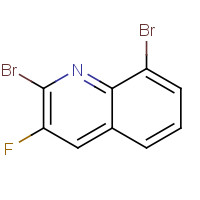 834884-04-7 2,8-dibromo-3-fluoroquinoline chemical structure
