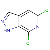 1260666-26-9 5,7-dichloro-1H-pyrazolo[3,4-c]pyridine chemical structure