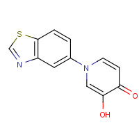 1333328-68-9 1-(1,3-benzothiazol-5-yl)-3-hydroxypyridin-4-one chemical structure