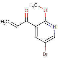1190130-57-4 1-(5-bromo-2-methoxypyridin-3-yl)prop-2-en-1-one chemical structure