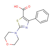 188679-21-2 2-morpholin-4-yl-4-phenyl-1,3-thiazole-5-carboxylic acid chemical structure