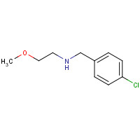 827328-39-2 N-[(4-chlorophenyl)methyl]-2-methoxyethanamine chemical structure