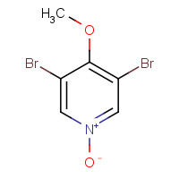 650140-84-4 3,5-dibromo-4-methoxy-1-oxidopyridin-1-ium chemical structure