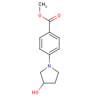 134031-02-0 methyl 4-(3-hydroxypyrrolidin-1-yl)benzoate chemical structure