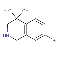264602-74-6 7-bromo-4,4-dimethyl-2,3-dihydro-1H-isoquinoline chemical structure