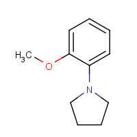 4787-76-2 1-(2-methoxyphenyl)pyrrolidine chemical structure