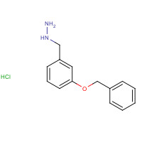 40051-69-2 (3-phenylmethoxyphenyl)methylhydrazine;hydrochloride chemical structure
