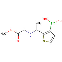 1384958-29-5 [2-[1-[(2-methoxy-2-oxoethyl)amino]ethyl]thiophen-3-yl]boronic acid chemical structure