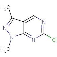1030377-53-7 6-chloro-1,3-dimethylpyrazolo[3,4-d]pyrimidine chemical structure