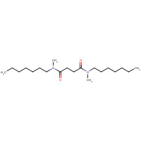 75513-72-3 N,N'-diheptyl-N,N'-dimethylbutanediamide chemical structure