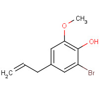 5746-37-2 2-bromo-6-methoxy-4-prop-2-enylphenol chemical structure