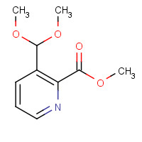 133155-81-4 methyl 3-(dimethoxymethyl)pyridine-2-carboxylate chemical structure