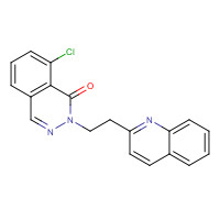 1433204-04-6 8-chloro-2-(2-quinolin-2-ylethyl)phthalazin-1-one chemical structure
