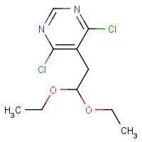 14052-82-5 4,6-dichloro-5-(2,2-diethoxyethyl)pyrimidine chemical structure