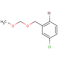 845301-97-5 1-bromo-4-chloro-2-(methoxymethoxymethyl)benzene chemical structure