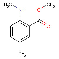 55150-24-8 methyl 5-methyl-2-(methylamino)benzoate chemical structure