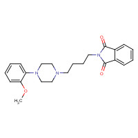 102392-05-2 2-[4-[4-(2-methoxyphenyl)piperazin-1-yl]butyl]isoindole-1,3-dione chemical structure