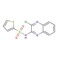848052-87-9 N-(3-chloroquinoxalin-2-yl)thiophene-2-sulfonamide chemical structure