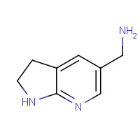 556104-19-9 2,3-dihydro-1H-pyrrolo[2,3-b]pyridin-5-ylmethanamine chemical structure
