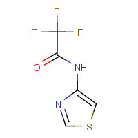 59134-92-8 2,2,2-trifluoro-N-(1,3-thiazol-4-yl)acetamide chemical structure
