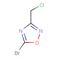 155742-36-2 5-bromo-3-(chloromethyl)-1,2,4-oxadiazole chemical structure