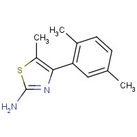 438220-19-0 4-(2,5-dimethylphenyl)-5-methyl-1,3-thiazol-2-amine chemical structure