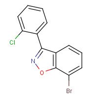 1428881-66-6 7-bromo-3-(2-chlorophenyl)-1,2-benzoxazole chemical structure