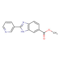 666181-01-7 methyl 2-pyridin-3-yl-3H-benzimidazole-5-carboxylate chemical structure