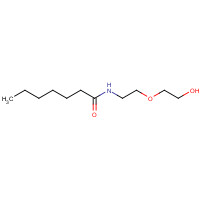 118908-59-1 N-[2-(2-hydroxyethoxy)ethyl]heptanamide chemical structure