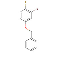 1364572-05-3 2-bromo-1-fluoro-4-phenylmethoxybenzene chemical structure