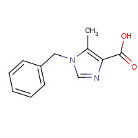 215523-31-2 1-benzyl-5-methylimidazole-4-carboxylic acid chemical structure