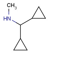 884504-77-2 1,1-dicyclopropyl-N-methylmethanamine chemical structure