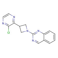 1349873-45-5 2-[3-(3-chloropyrazin-2-yl)azetidin-1-yl]quinazoline chemical structure