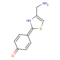 858009-29-7 4-[4-(aminomethyl)-3H-1,3-thiazol-2-ylidene]cyclohexa-2,5-dien-1-one chemical structure
