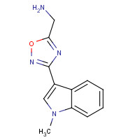 125817-38-1 [3-(1-methylindol-3-yl)-1,2,4-oxadiazol-5-yl]methanamine chemical structure