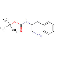 179051-72-0 tert-butyl N-(1-amino-3-phenylpropan-2-yl)carbamate chemical structure
