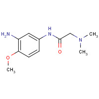 1082940-06-4 N-(3-amino-4-methoxyphenyl)-2-(dimethylamino)acetamide chemical structure