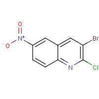 296759-32-5 3-bromo-2-chloro-6-nitroquinoline chemical structure