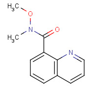 628711-56-8 N-methoxy-N-methylquinoline-8-carboxamide chemical structure