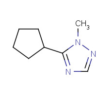 389606-94-4 5-cyclopentyl-1-methyl-1,2,4-triazole chemical structure