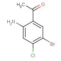 937816-91-6 1-(2-amino-5-bromo-4-chlorophenyl)ethanone chemical structure