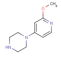 1060816-41-2 1-(2-methoxypyridin-4-yl)piperazine chemical structure